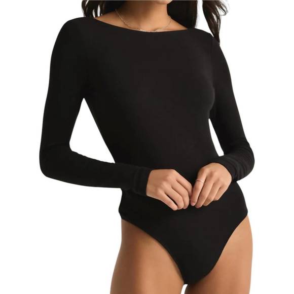 NEW Z SUPPLY baela bodysuit in black - Picture 3 of 3